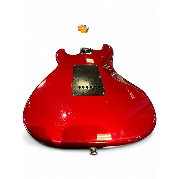 Used Fender Standard Stratocaster HSS Candy Apple Red Solid Body Electric Guitar
