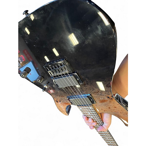 Used Schecter Guitar Research C1 Standard FADE BURST BURL Solid Body Electric Guitar
