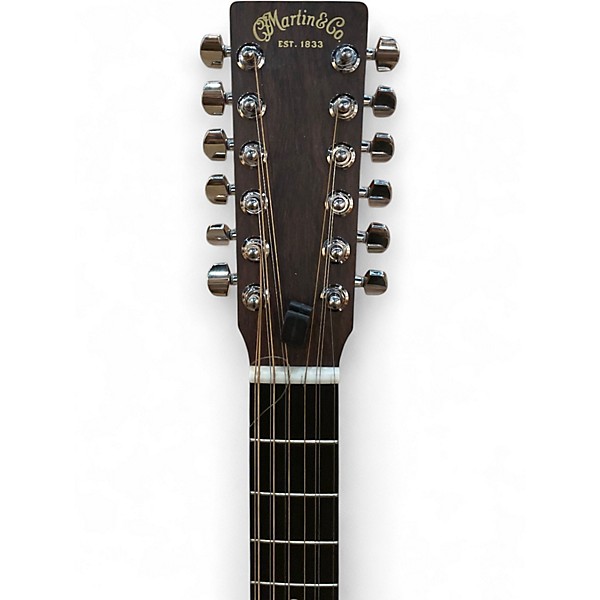 Used Martin dx2 Natural 12 String Acoustic Electric Guitar