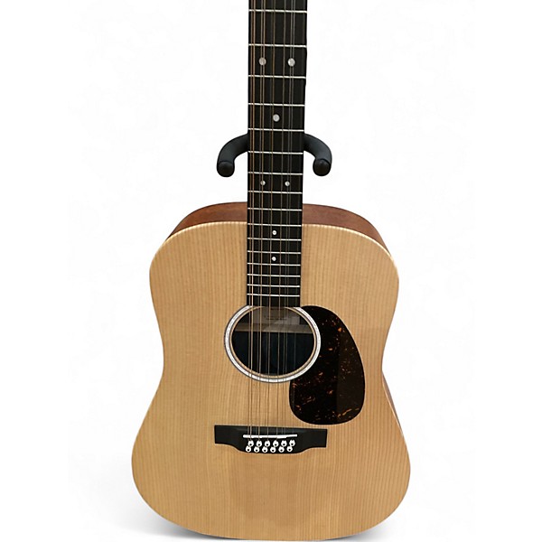 Used Martin dx2 Natural 12 String Acoustic Electric Guitar