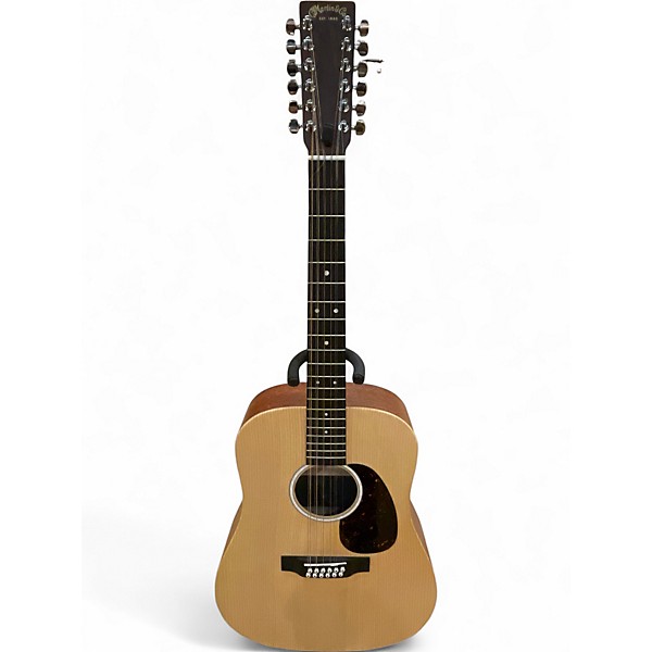 Used Martin dx2 Natural 12 String Acoustic Electric Guitar