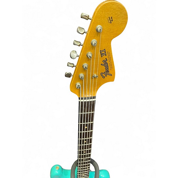 Used Fender Bass VI Surf Green Electric Bass Guitar