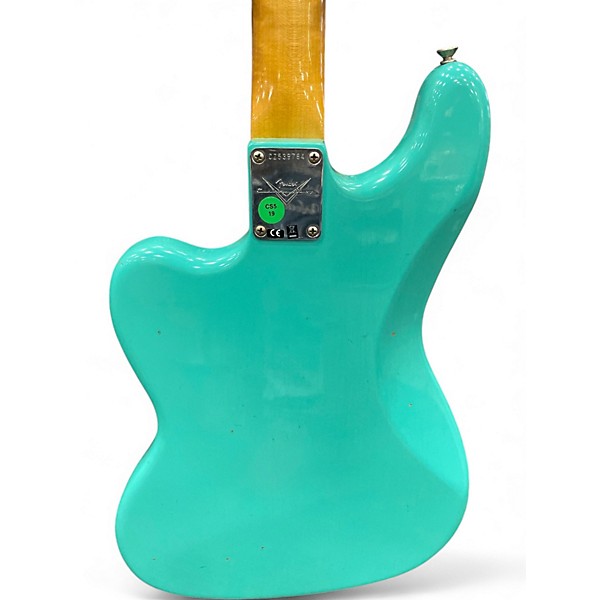 Used Fender Bass VI Surf Green Electric Bass Guitar