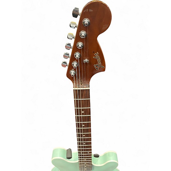Used Fender Tom Delonge Signature Stratocaster Surf Green Solid Body Electric Guitar