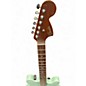 Used Fender Tom Delonge Signature Stratocaster Surf Green Solid Body Electric Guitar