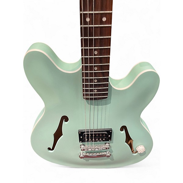 Used Fender Tom Delonge Signature Stratocaster Surf Green Solid Body Electric Guitar