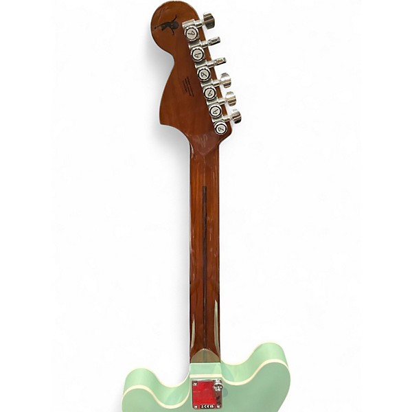 Used Fender Tom Delonge Signature Stratocaster Surf Green Solid Body Electric Guitar