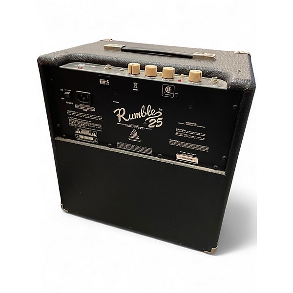 Used Fender Rumble 25 25W 1x8 Bass Combo Amp