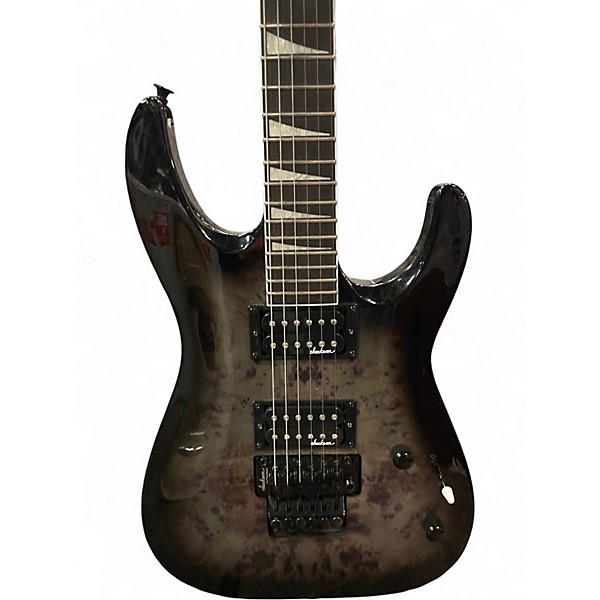 Used Jackson JS32 Dinky Trans Black Solid Body Electric Guitar