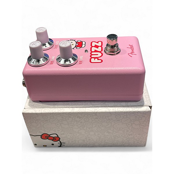 Used Fender HELLO KITTY FUZZ PINK Effect Pedal