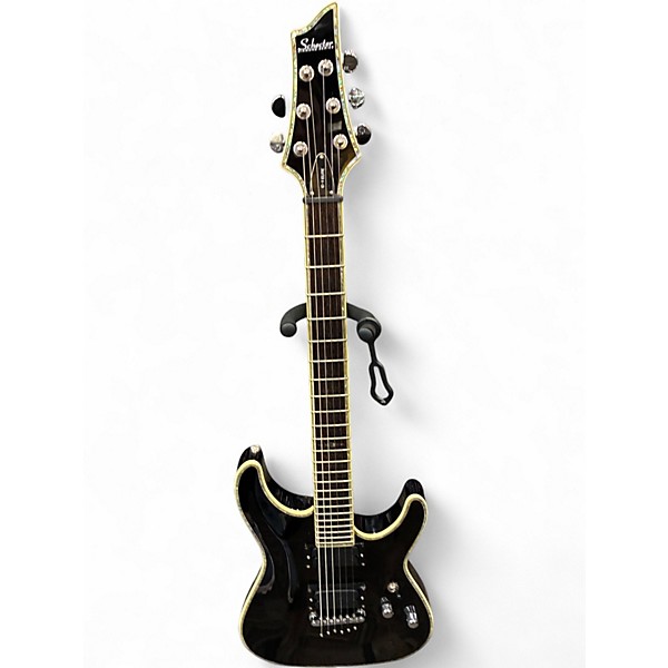 Used Schecter Guitar Research C1 ELITE BLACK Solid Body Electric Guitar