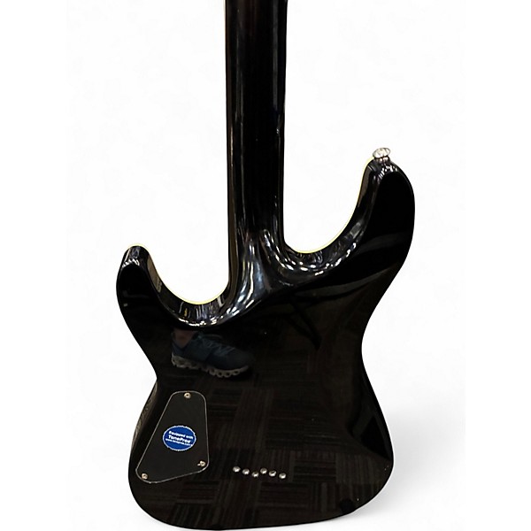 Used Schecter Guitar Research C1 ELITE BLACK Solid Body Electric Guitar