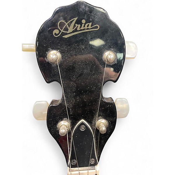 Used Aria 5-String Natural Banjo