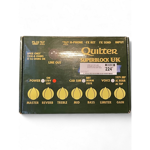 Used Quilter Labs SUPERBLOCK UK Solid State Guitar Amp Head