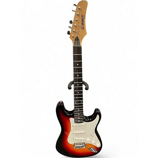Used Hamer Slammer S Style sunburst Solid Body Electric Guitar