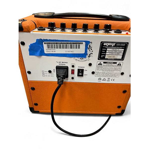 Used Orange Amplifiers Crush 12 Guitar Combo Amp