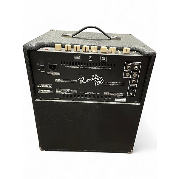 Used Fender Rumble 100 1x15 100W Bass Combo Amp