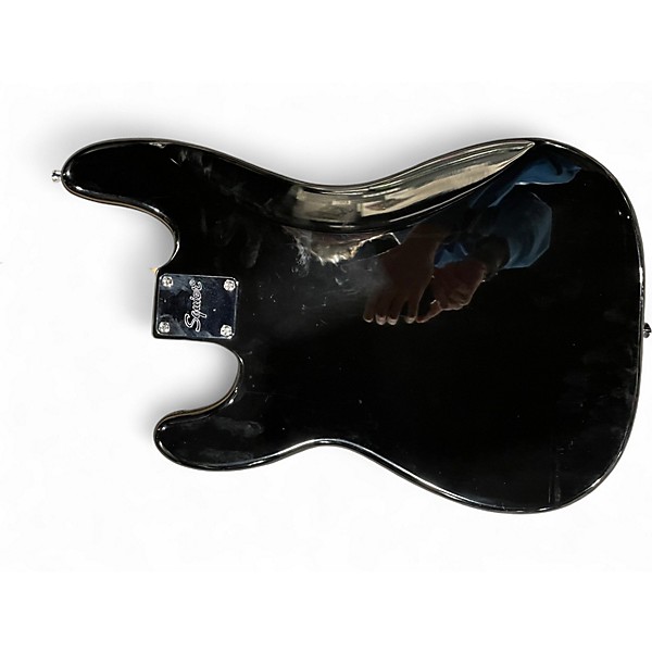 Used Squier Precision Bass Black Electric Bass Guitar