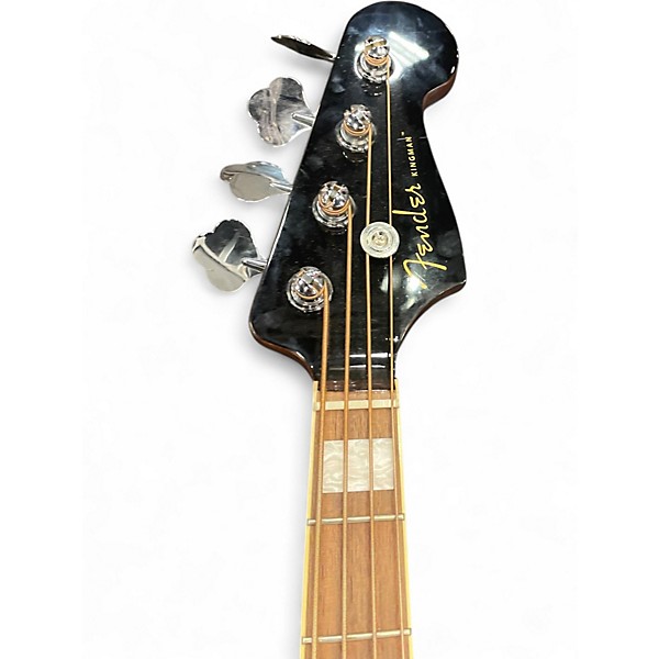 Used Fender Kingman 4-String Black Acoustic Bass Guitar