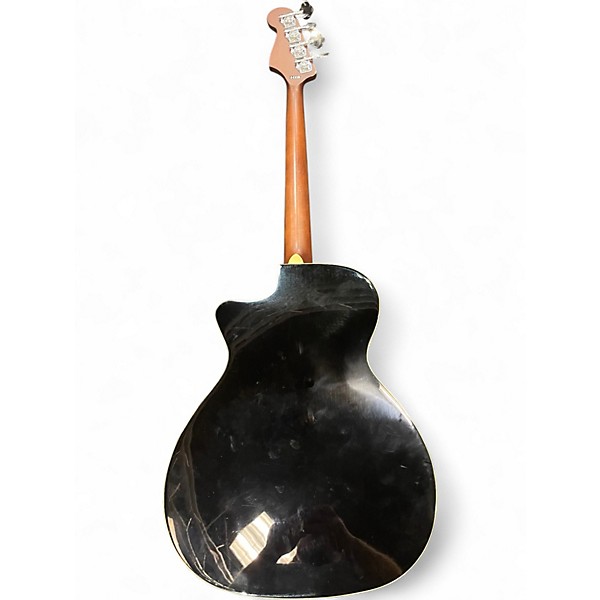 Used Fender Kingman 4-String Black Acoustic Bass Guitar