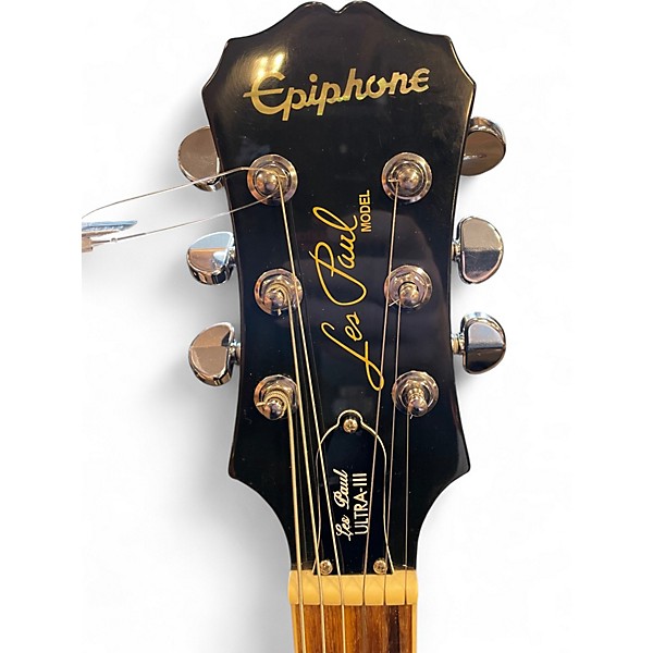 Used Epiphone Les Paul Ultra III Vintage Sunburst Solid Body Electric Guitar