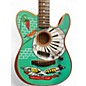 Used Fender Acoustasonic Player Telecaster Seafoam Green Acoustic Electric Guitar