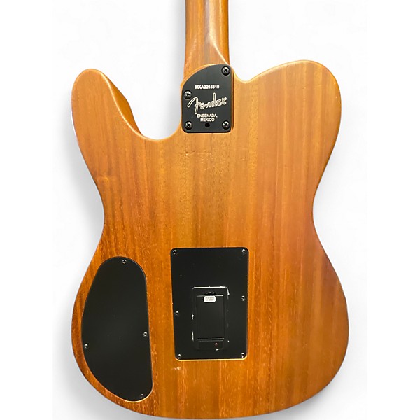 Used Fender Acoustasonic Player Telecaster Seafoam Green Acoustic Electric Guitar