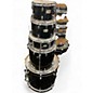 Used Yamaha 5 Piece Stage Custom Black Onyx Drum Kit thumbnail