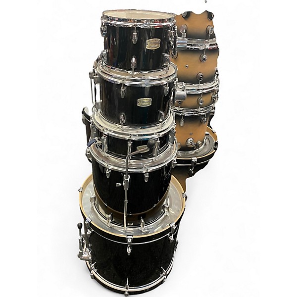 Used Yamaha 5 Piece Stage Custom Black Onyx Drum Kit
