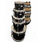 Used Yamaha 5 Piece Stage Custom Black Onyx Drum Kit