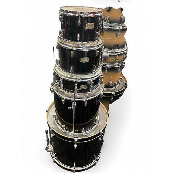 Used Yamaha 5 Piece Stage Custom Black Onyx Drum Kit