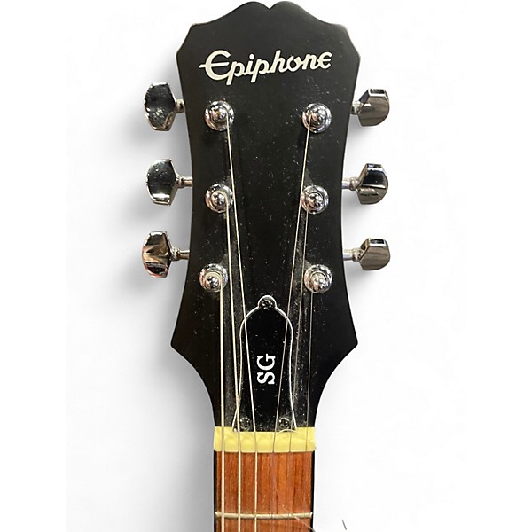 Used Epiphone SG Natural Solid Body Electric Guitar