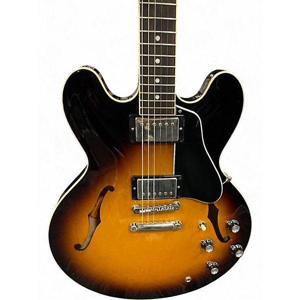 Used Gibson ES335 sunburst Hollow Body Electric Guitar