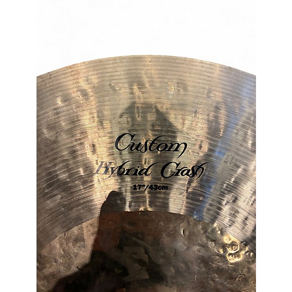 Used Zildjian 17in K Custom Hybrid Crash Cymbal