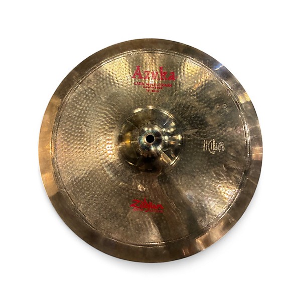 Used Zildjian 15in AZUKA LATIN MULTI-CRASH HAND & STICK Cymbal