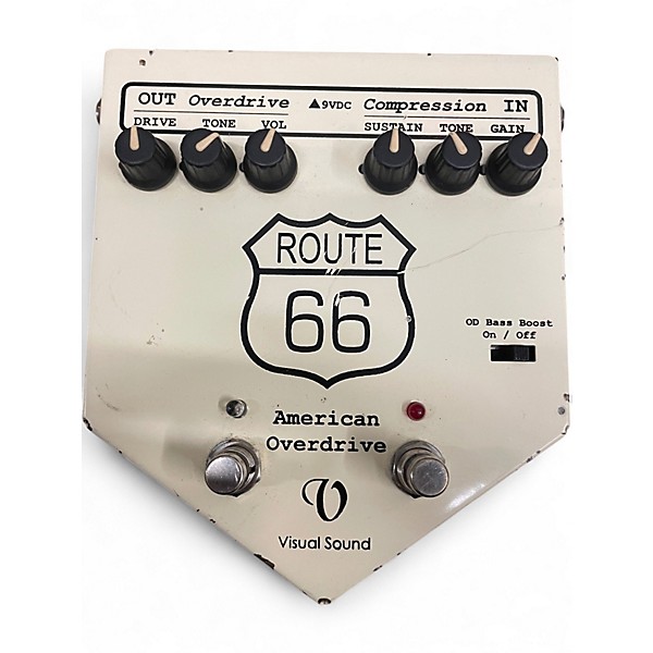 Used Visual Sound V2RT66 V2 Route 66 Overdrive Compressor Effect Processor