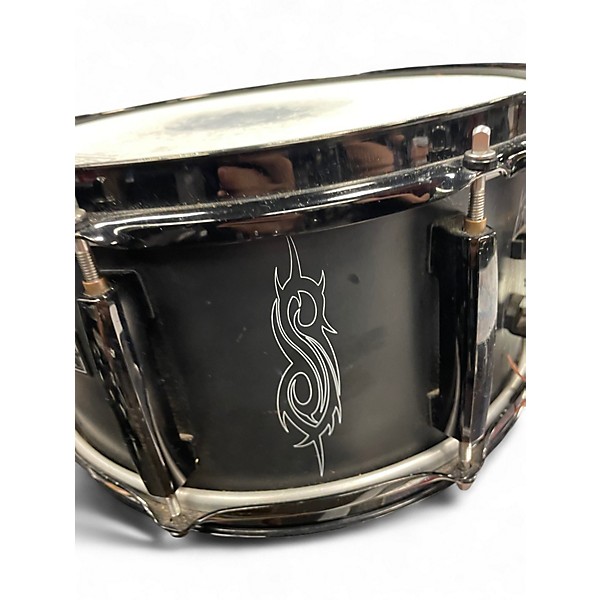 Used Pearl 13X6.5 Joey Jordison Signature Snare Black Drum