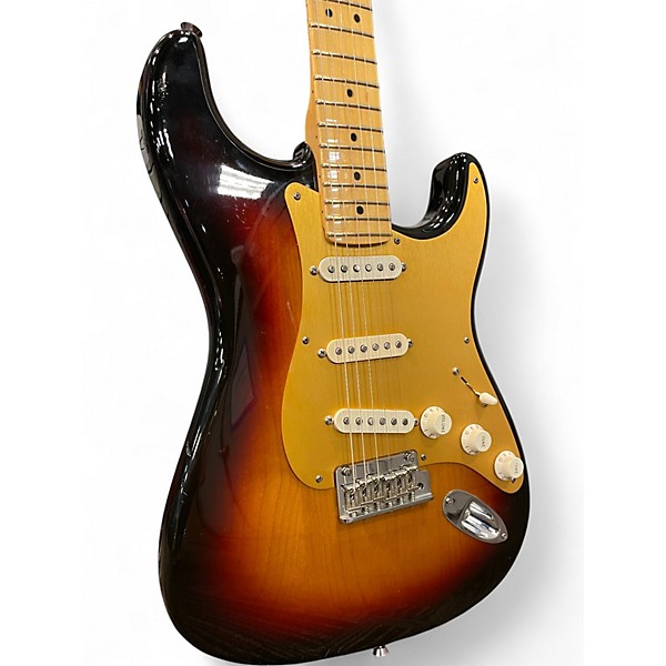 Used 2008 Fender American Standard Stratocaster 2 Color Sunburst Solid Body Electric Guitar
