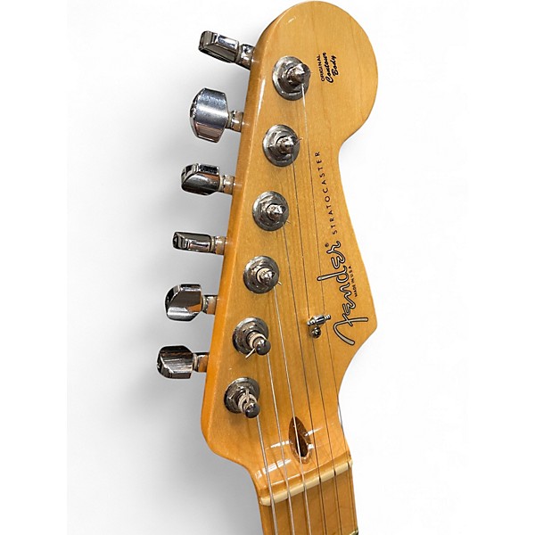 Used 2008 Fender American Standard Stratocaster 2 Color Sunburst Solid Body Electric Guitar