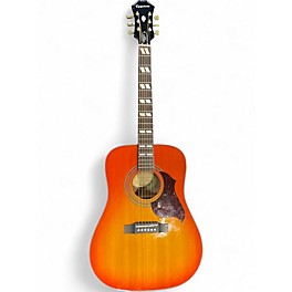 Used Epiphone Hummingbird Artist Heritage Cherry Sunburst Acoustic Guitar