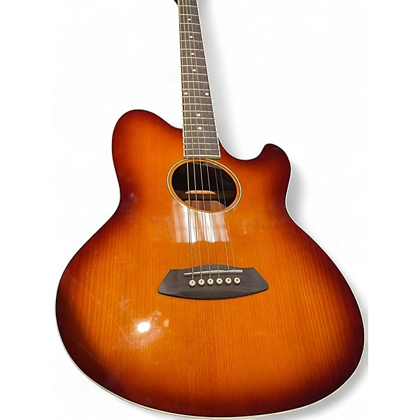 Used Ibanez TCY10E Talman 2 Color Sunburst Acoustic Electric Guitar
