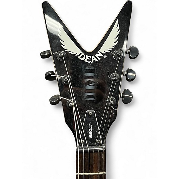 Used Dean ML LIGHTNING Black Solid Body Electric Guitar