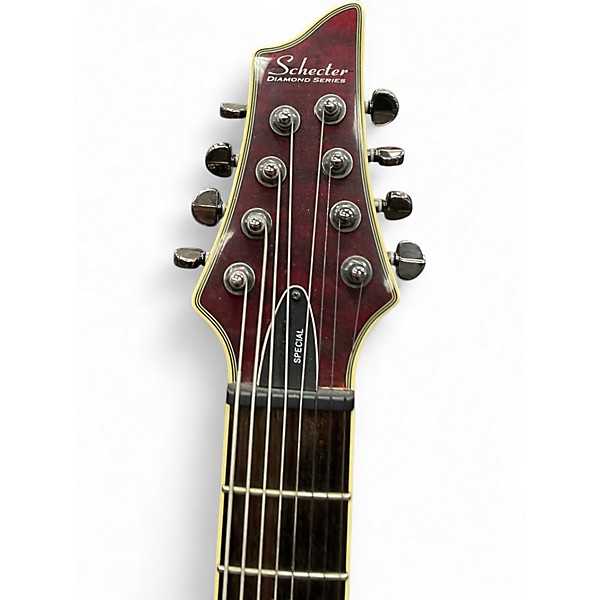 Used Schecter Guitar Research Hellraiser Special C8 Black Cherry Solid Body Electric Guitar