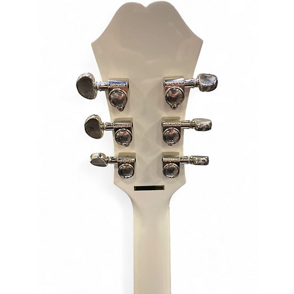 Used Epiphone Dove Pro Alpine White Acoustic Electric Guitar