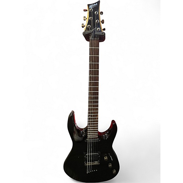 Used Mitchell MD200 Black Solid Body Electric Guitar