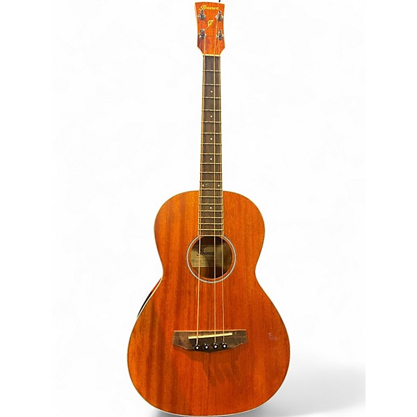 Used Ibanez Pbnb14e Mahogany Acoustic Bass Guitar
