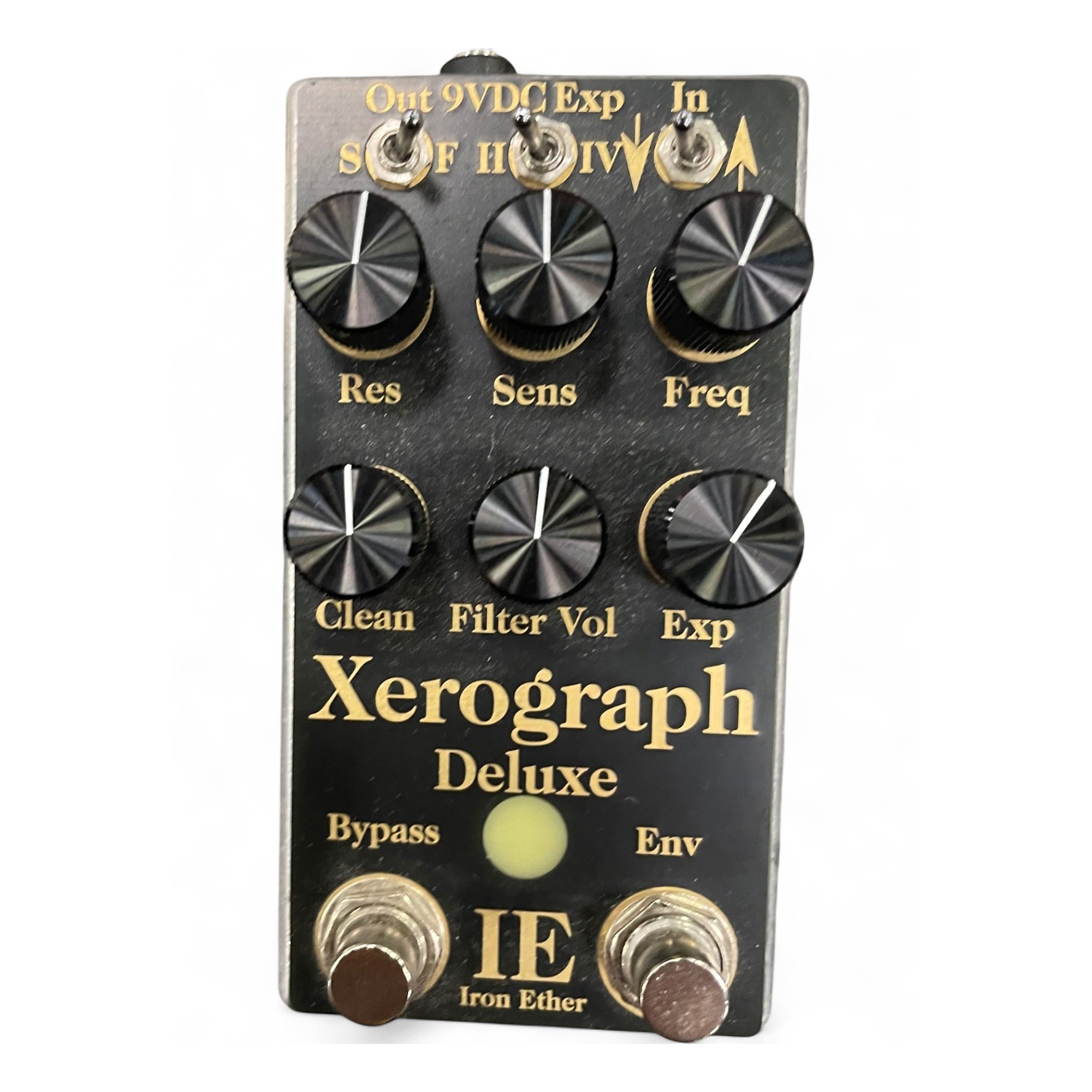 Used Iron Ether Xerograph Deluxe Black/Silver Effect Pedal