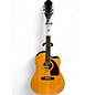 Used Epiphone AJ220SCE Natural Acoustic Electric Guitar thumbnail