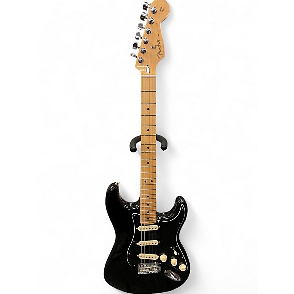 Used Fender stratocaster black Solid Body Electric Guitar