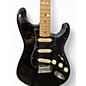 Used Fender stratocaster black Solid Body Electric Guitar